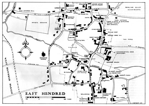 East Hendred Map