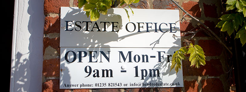 Estate Office Opening Times